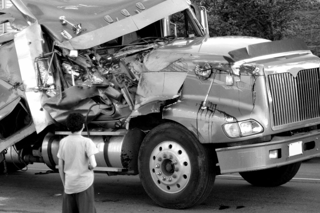 H&E Personal Injury Attorneys | What We Do - Semi Truck Wreck