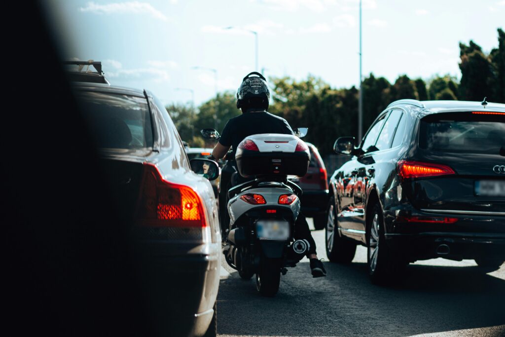 Lane filtering Texas motorcycle accident lawyer