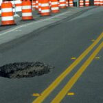Texas road damage your motorcycle wreck