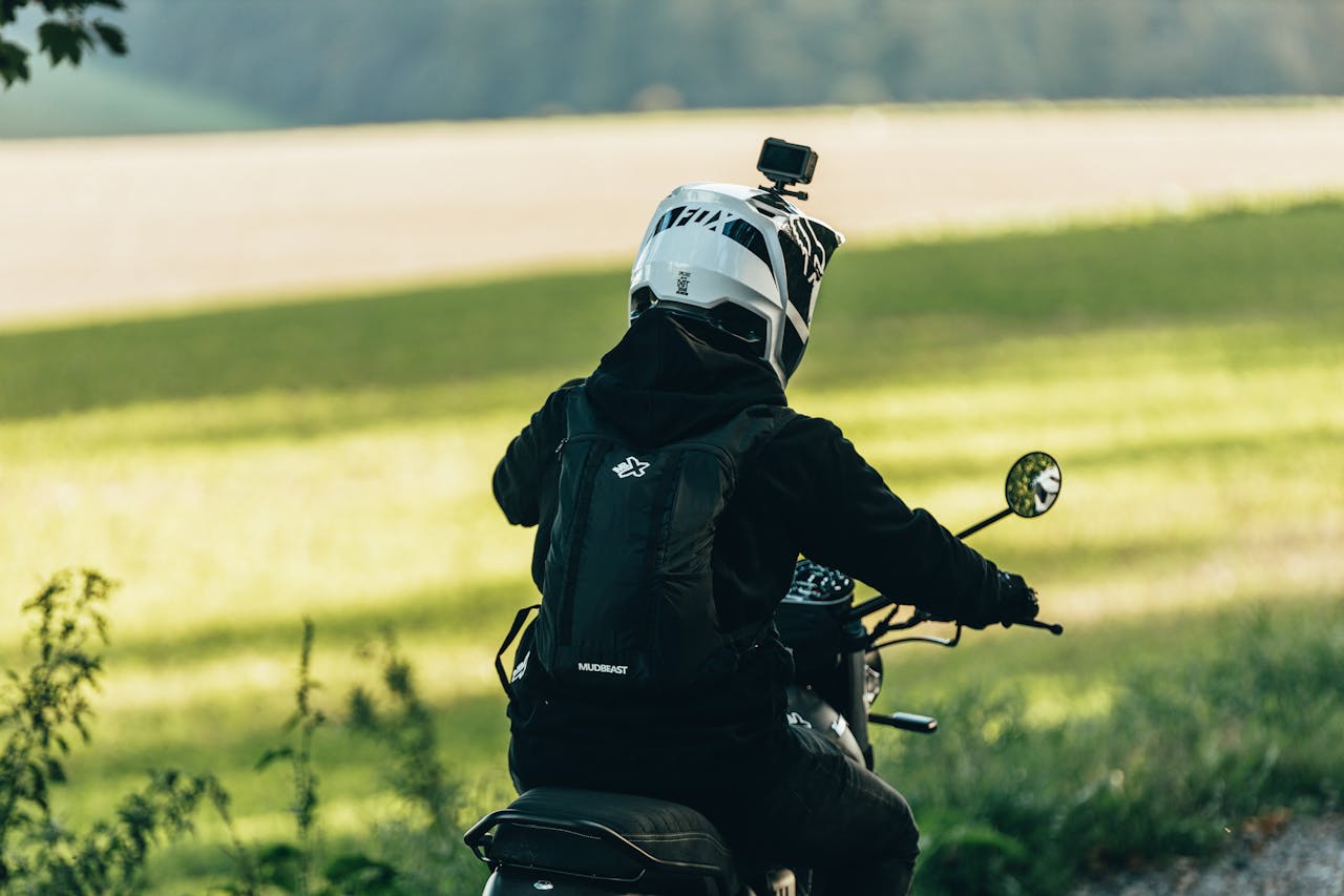 A helmet cam helps with your motorcycle settlement
